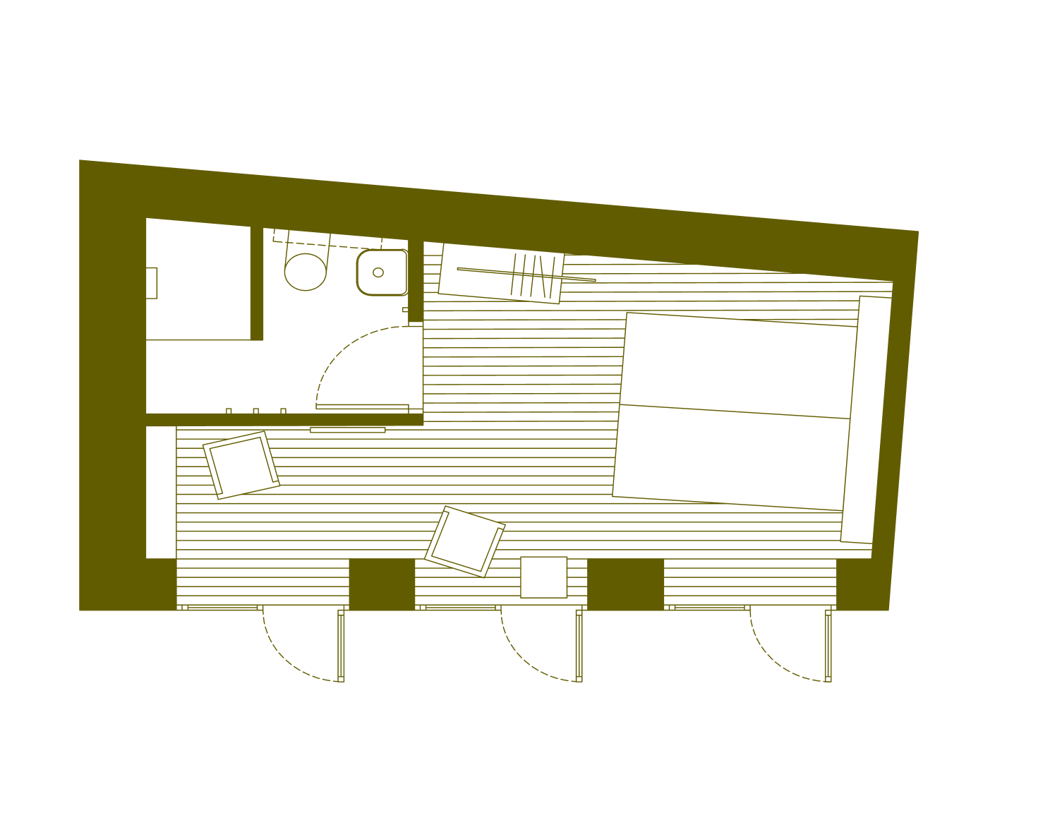 Hotel1550 Ljubljana - Arch room plan
